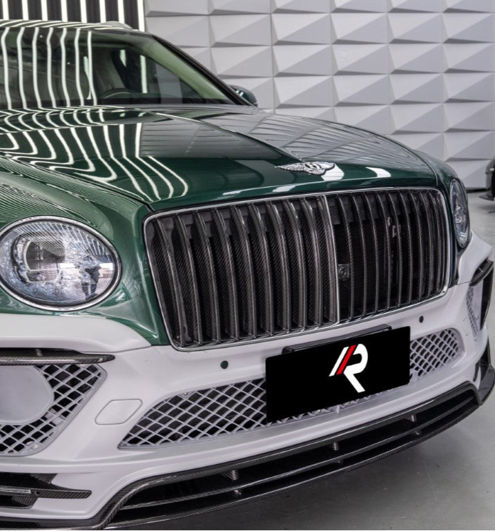 Aero Republic M Style Grill for Bentley Bentayga V8 W12 2021-ON Dry Pre-preg Carbon Fiber