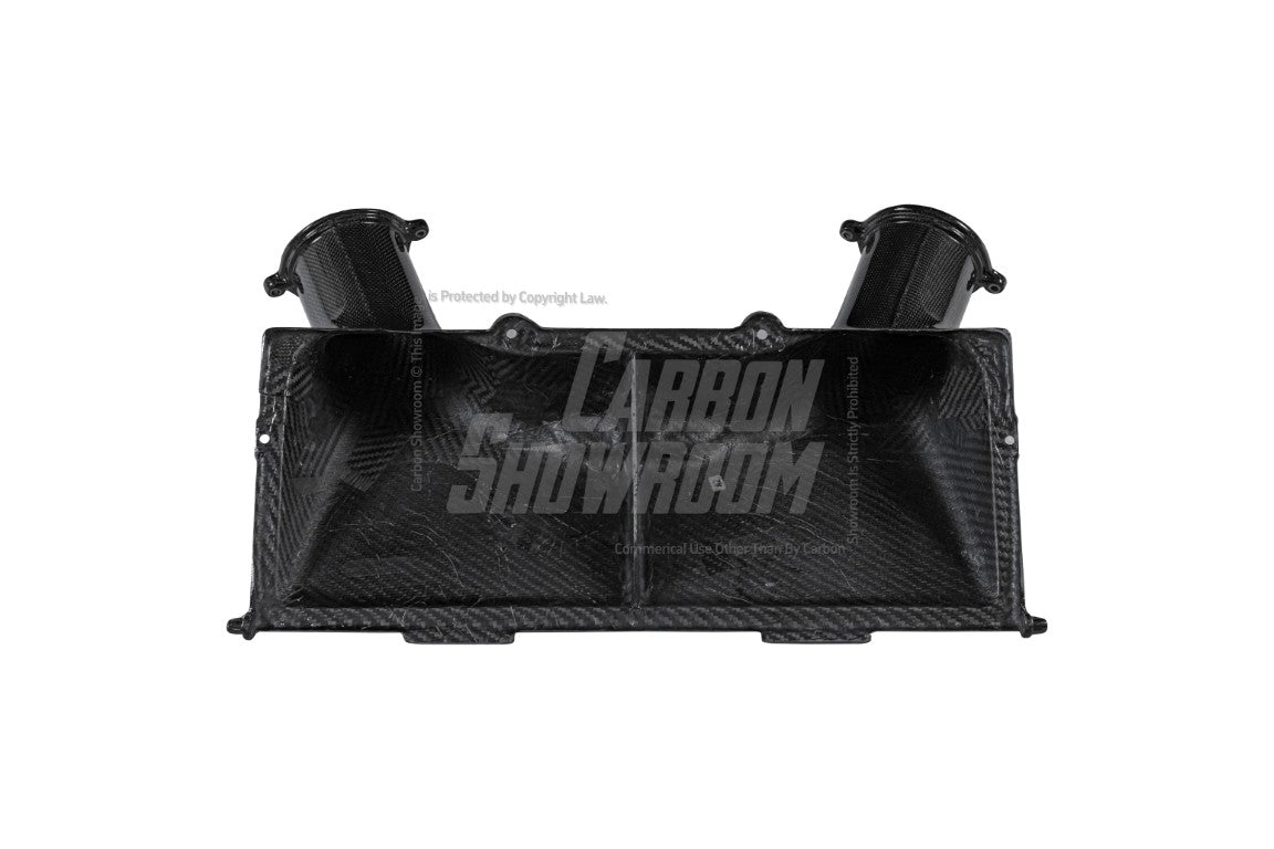 Aero Republic OEM 1:1 Style Replacement Airbox for Ferrari 488 GTB & Spider Dry Pre-preg Carbon Fiber