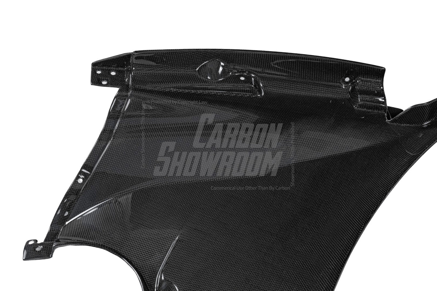 Aero Republic OEM 1:1 Style Replacement Front Trunk Rear Panels for Ferrari 488 GTB & Spider Dry Pre-preg Carbon Fiber