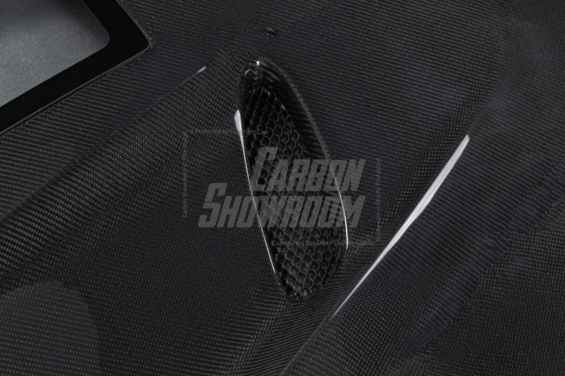 Aero Republic With Glass Window Hood for Infiniti Q50 2014 2015 2016 2017 2018 2019 2020 2021 2022 2023 2024 Carbon Fiber