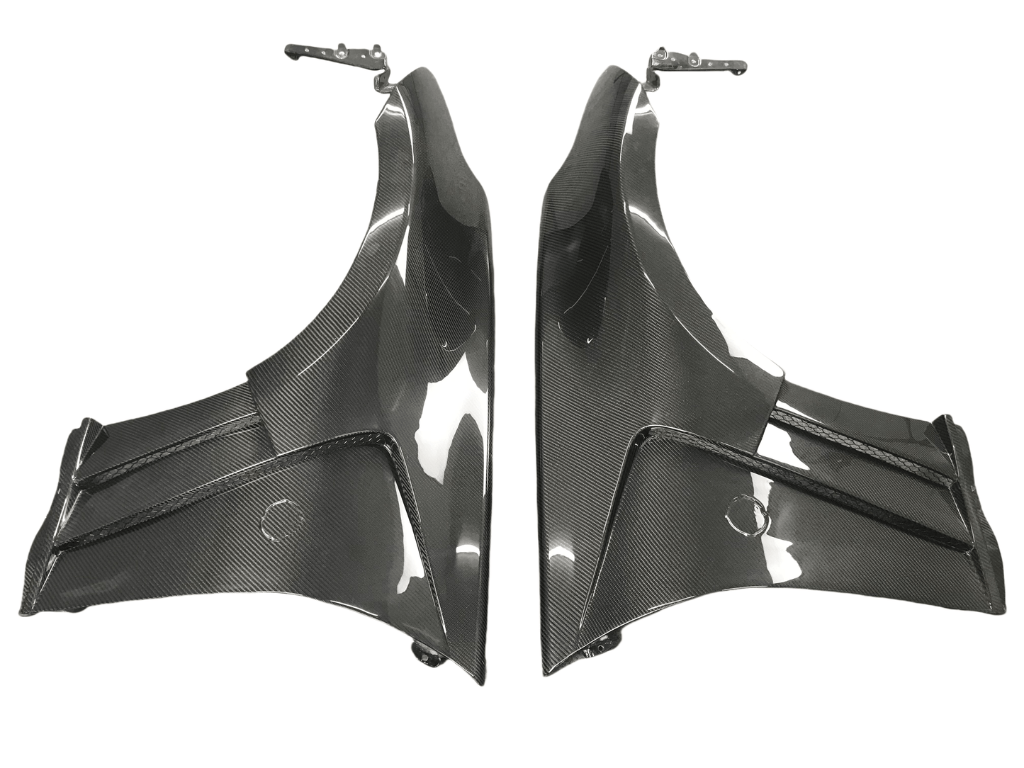 Aero Republic R Front Fenders for Nissan 370Z Fairlady Z Z34 2009-2020 2 Door Coupe 2 Door Convertible Carbon Fiber