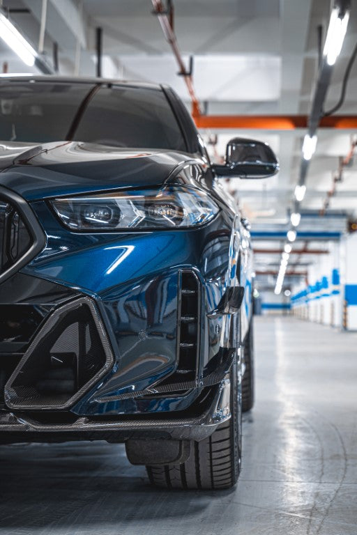 ArmorExtend AE Front Canards for BMW X6 M60i xDrive40i G06 LCI 2024-ON Pre-preg Carbon Fiber