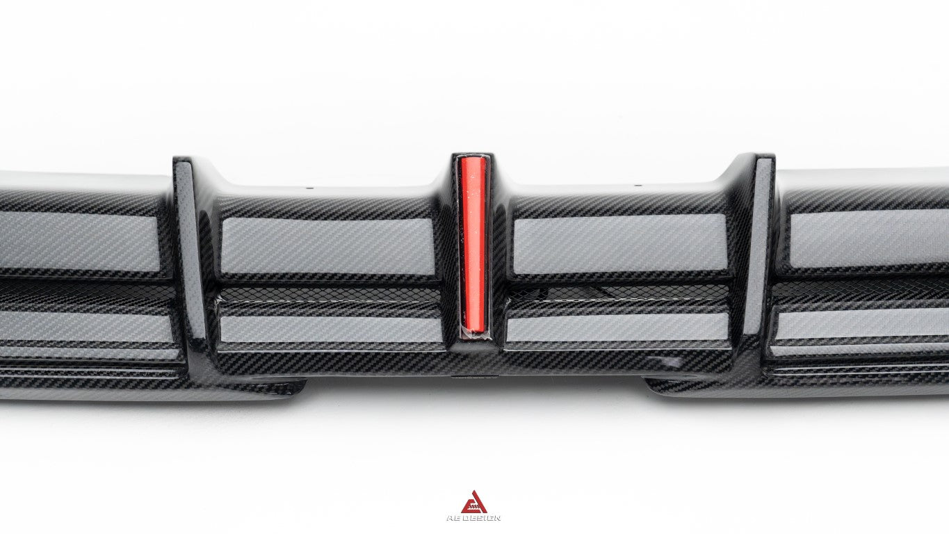 ArmorExtend AE Rear Diffuser & Canards for BMW XM / XM Label Red G09 2023-ON Pre-preg Carbon Fiber