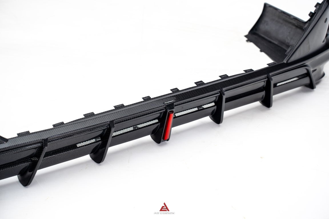 ArmorExtend AE Design Rear Diffuser & Canards for BMW i5 M60 & 5 Series 550e xDrive G60 G61 2024-ON Carbon Fiber
