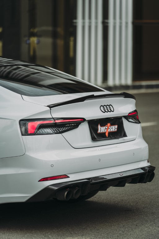 BCTXE Tuning Rear Diffuser for Audi S5 A5 B9 2017-2019 Dry Pre-preg Carbon Fiber