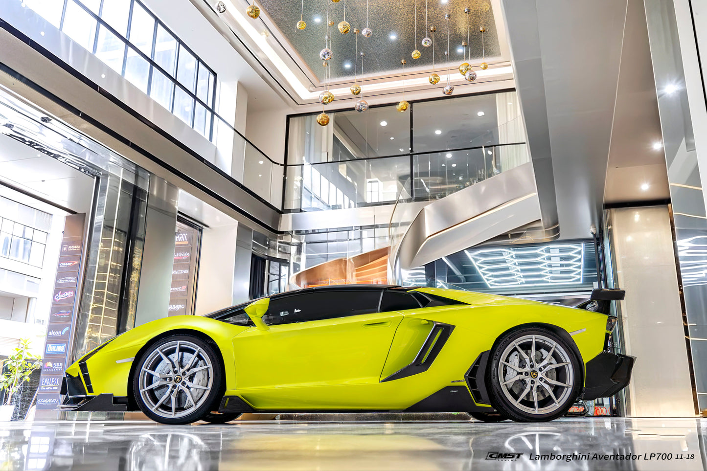 CMST Tuning Rear Quarter Panel Garnish Flares for Lamborghini Aventador LP700 LP720 S LP740 2012-2023 Dry Pre-Preg Carbon Fiber/FRP