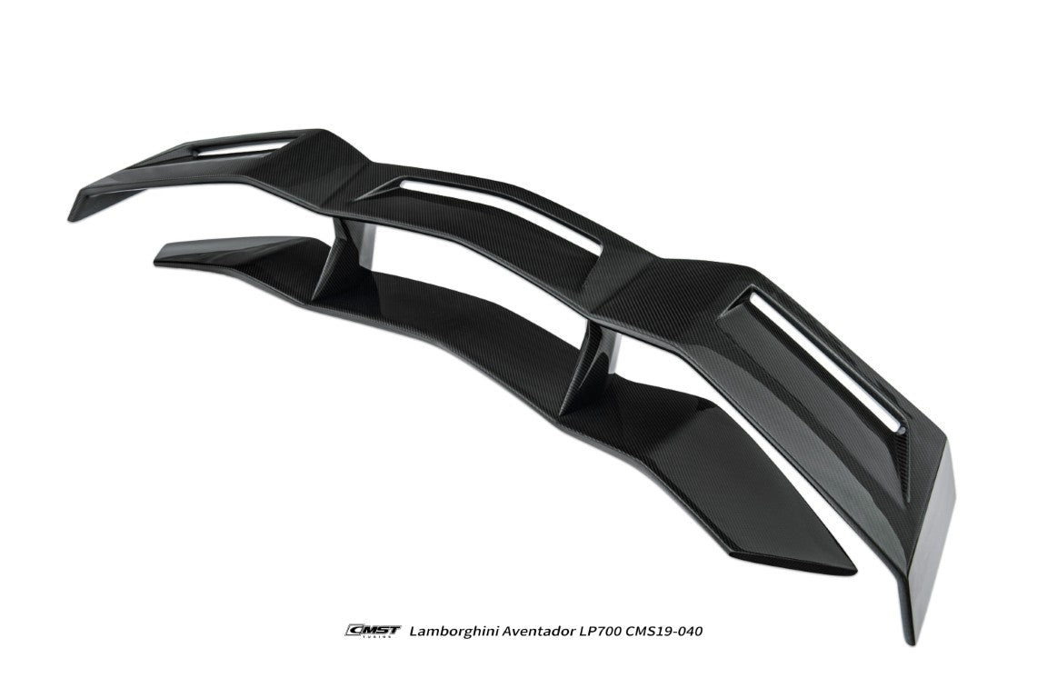 CMST Tuning V1 Rear Spoiler Wing for Lamborghini Aventador LP700 LP720 2012-2023 Dry Pre-preg Carbon Fiber / FRP