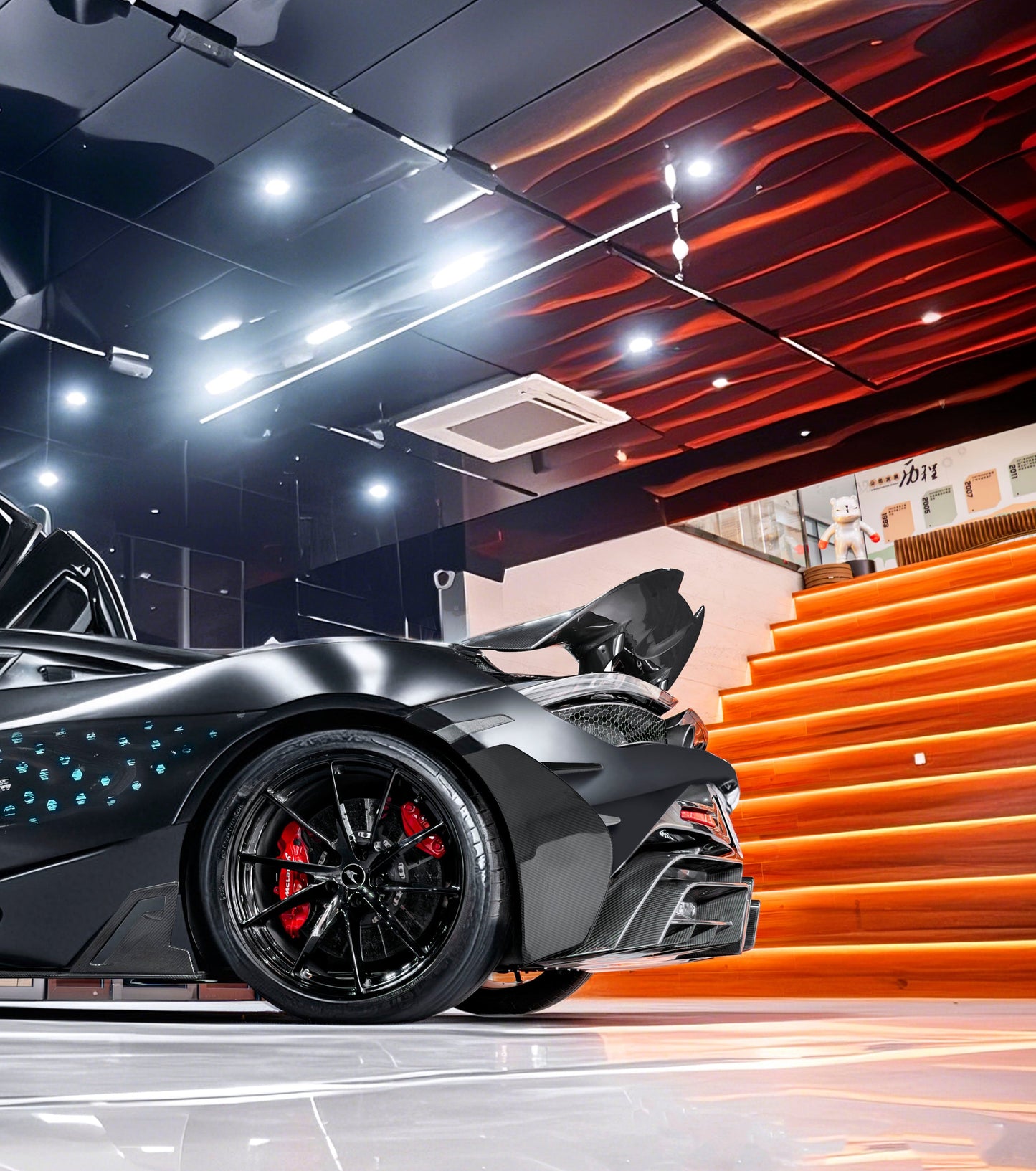 CMST Tuning V2 Rear Diffuser for McLaren 720S 2018-2023 Dry Pre-preg Carbon Fiber / FRP