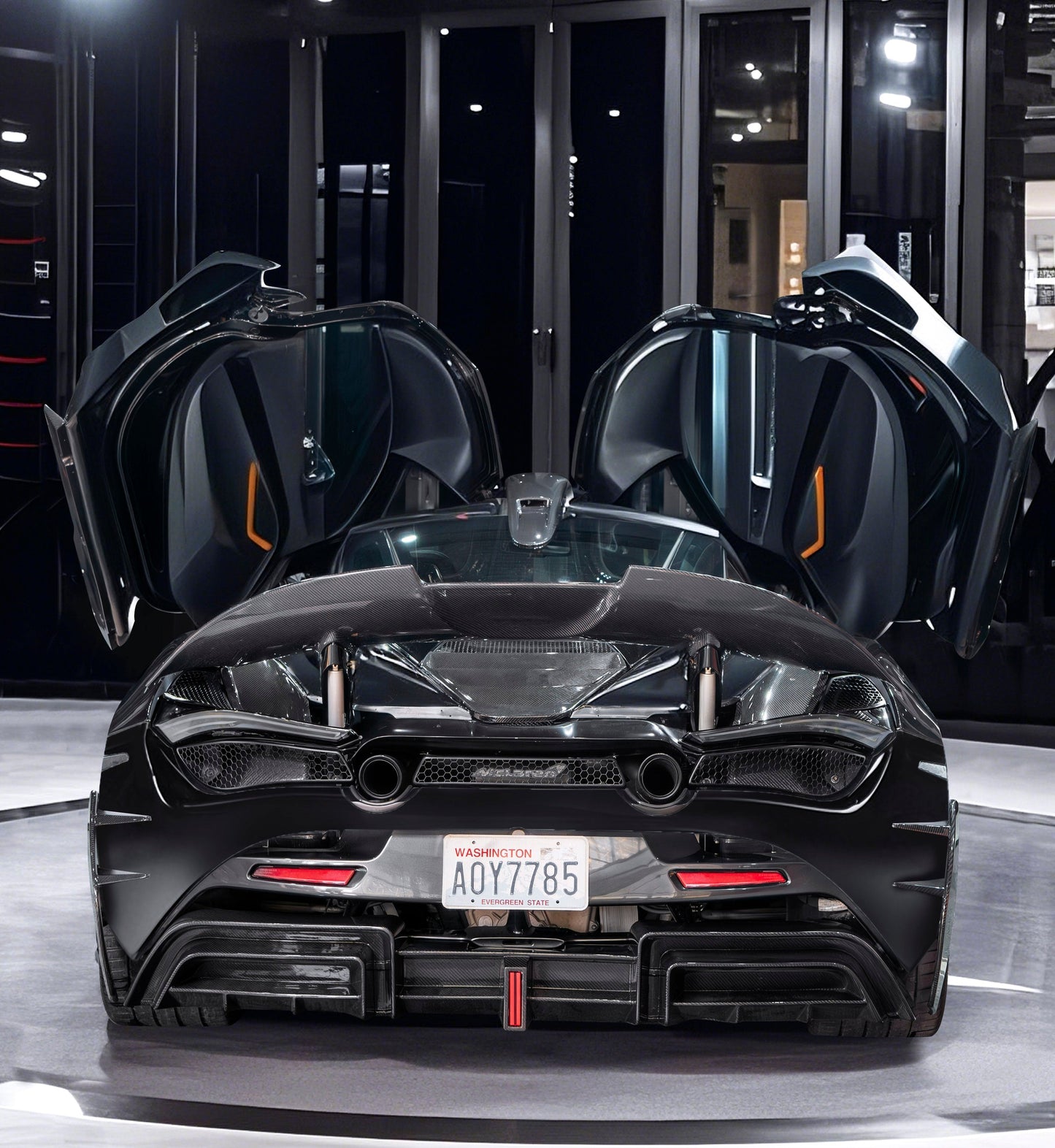 CMST Tuning V2 Rear Diffuser for McLaren 720S 2018-2023 Dry Pre-preg Carbon Fiber / FRP