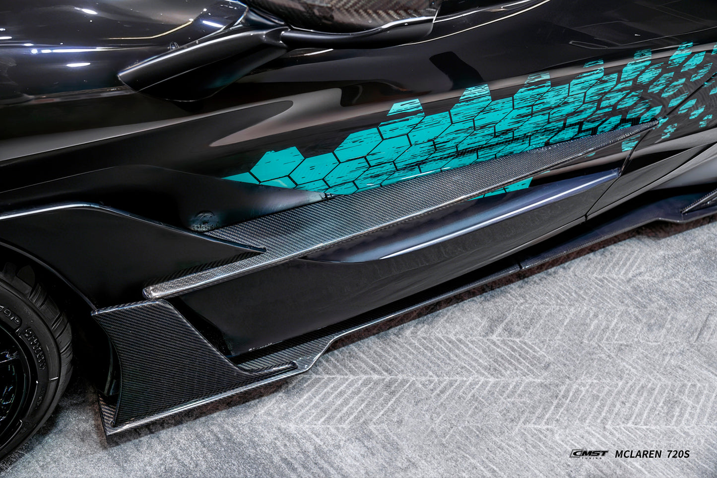 CMST Tuning Side Skirts for McLaren 720S 2018-2023 & 750S 2024-ON Dry Pre-preg Carbon Fiber / FRP