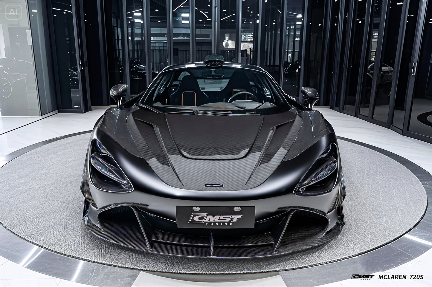 CMST Tuning Front Canards for McLaren 720S 2018-2023 Dry Pre-preg Carbon Fiber / FRP
