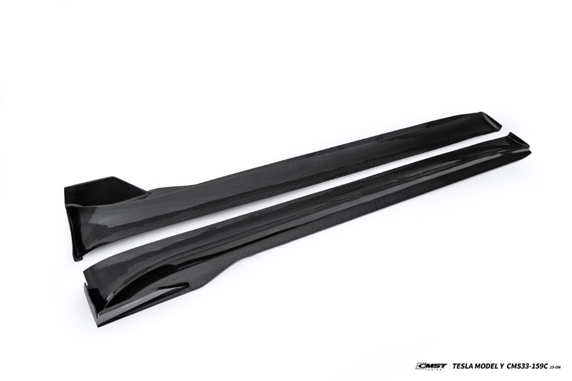 CMST Tuning V1 Side Skirts for Tesla Model Y Juniper 2026-ON Carbon Fiber / FRP