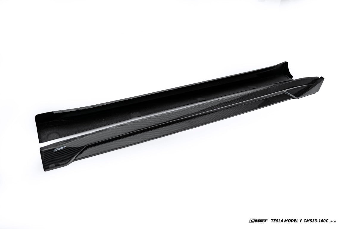 CMST Tuning V2 Side Skirts for Tesla Model Y Juniper 2026-ON Carbon Fiber / FRP