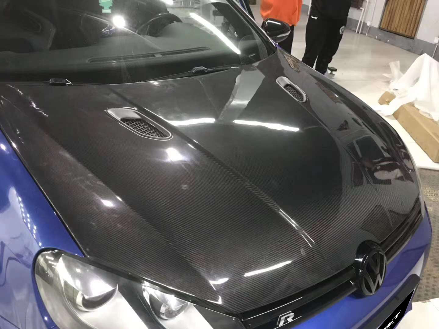 CMST Tuning V2 Hood for Volkswagen Golf Base GTI R MK6 MK6.5 2010-2014 Carbon Fiber/FRP