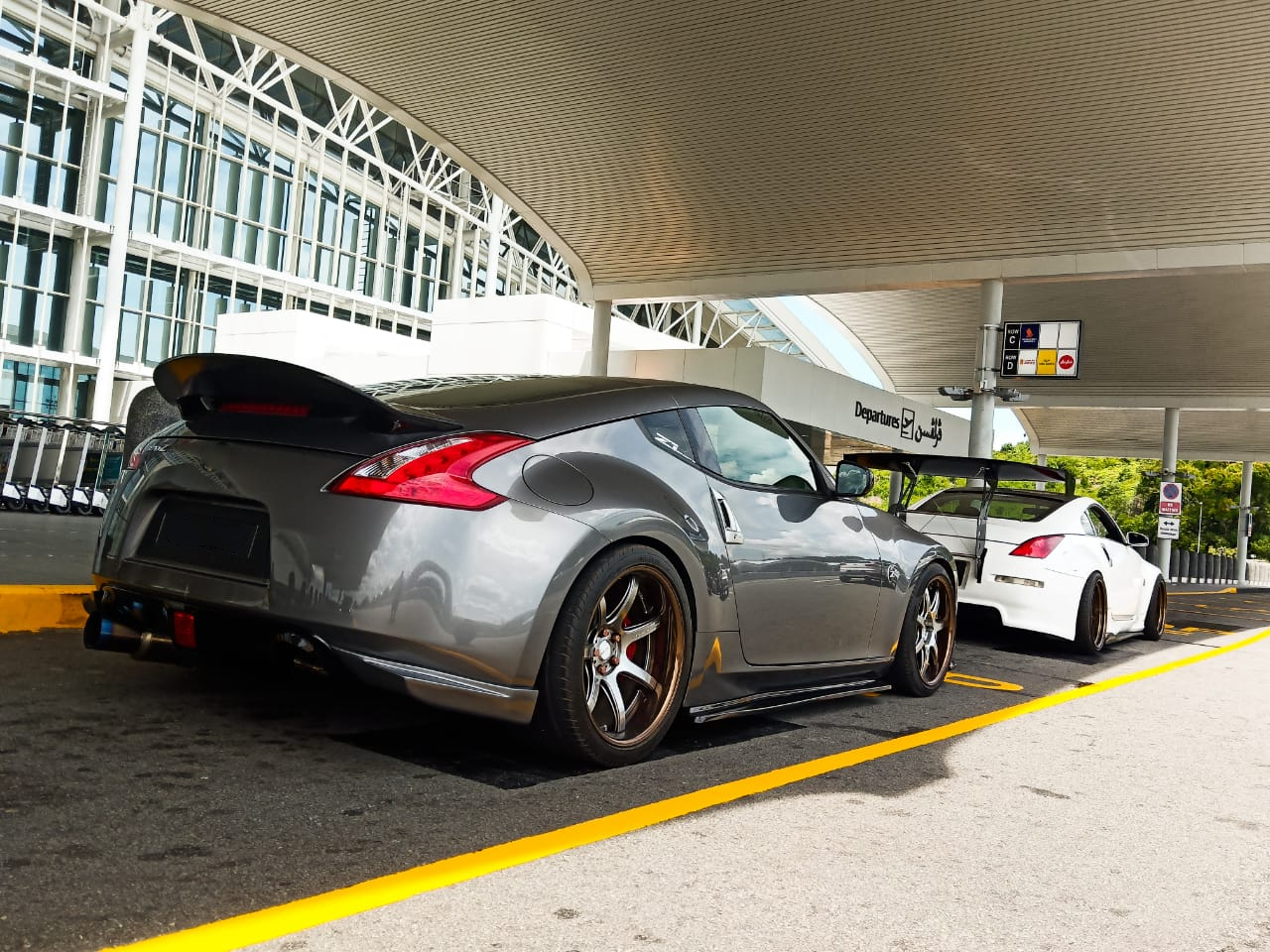 EPR USA Rear Canards for Nissan 370Z Sport Touring Base Fairlady Z Z34 Pre-LCI & LCI Carbon Fiber / FRP