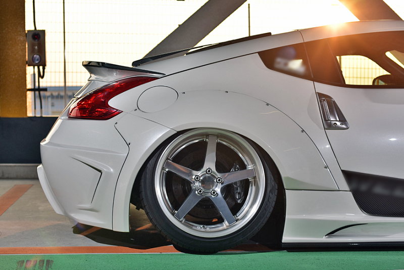 EPR USA WEBERSPORT Style Rear Arches for Nissan 370Z Sport Touring Base Fairlady Z Z34 Pre-LCI & LCI & Nismo V1 & V2 Carbon Fiber / FRP