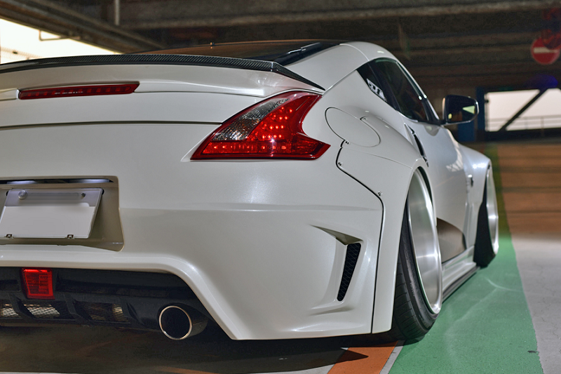 EPR USA WEBERSPORT Style Rear Arches for Nissan 370Z Sport Touring Base Fairlady Z Z34 Pre-LCI & LCI & Nismo V1 & V2 Carbon Fiber / FRP