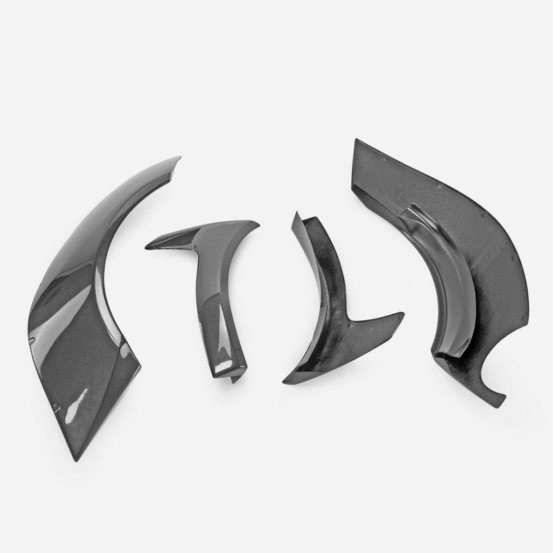 EPR USA WEBERSPORT Style Rear Arches for Nissan 370Z Sport Touring Base Fairlady Z Z34 Pre-LCI & LCI & Nismo V1 & V2 Carbon Fiber / FRP