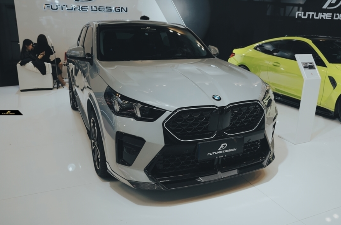 Future Design V2 Front Lip for BMW X2 IX2 M35i sDrive28i xDrive28i U10 2024-ON Dry Pre-preg Carbon/FRP