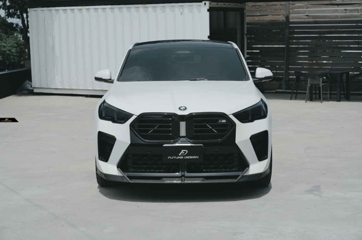Future Design V2 Front Lip for BMW X2 IX2 M35i sDrive28i xDrive28i U10 2024-ON Dry Pre-preg Carbon/FRP