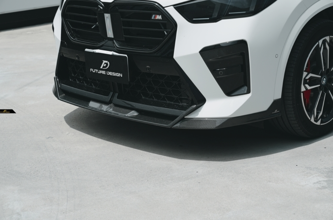 Future Design V2 Front Lip for BMW X2 IX2 M35i sDrive28i xDrive28i U10 2024-ON Dry Pre-preg Carbon/FRP