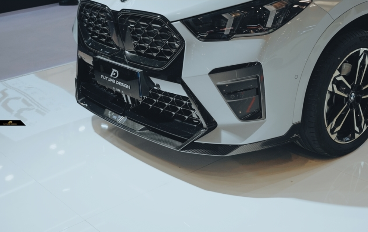Future Design V2 Front Lip for BMW X2 IX2 M35i sDrive28i xDrive28i U10 2024-ON Dry Pre-preg Carbon/FRP