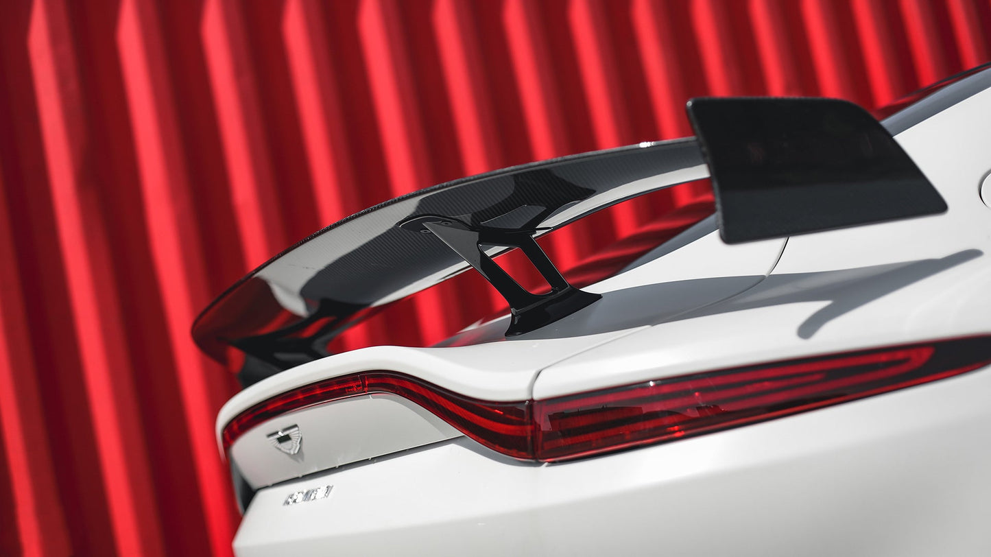 G Performance F1 Style Rear Wing for Aston Martin Vantage V8 V12 2019-2023 Carbon Fiber