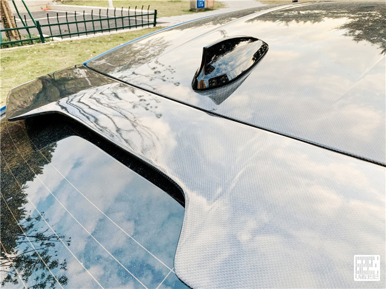 Geex Village Rear Roof Spoiler for BMW 4 Series 440i 435i F32 & M4 F82 Coupe 2014-2020 Carbon Fiber