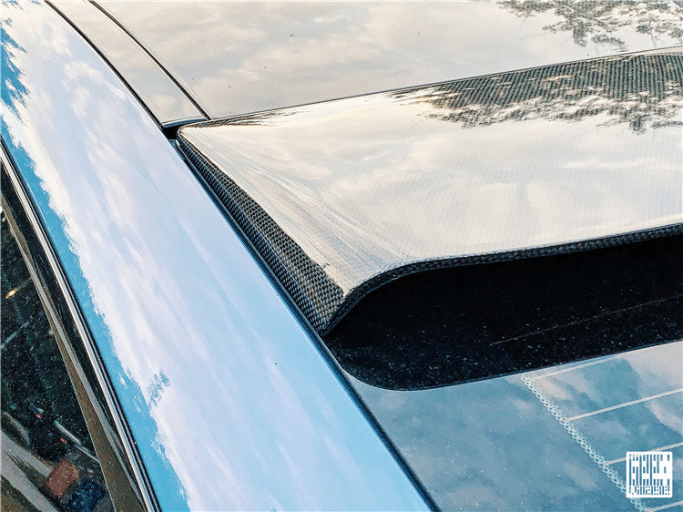 Geex Village Rear Roof Spoiler for BMW 4 Series 440i 435i F32 & M4 F82 Coupe 2014-2020 Carbon Fiber