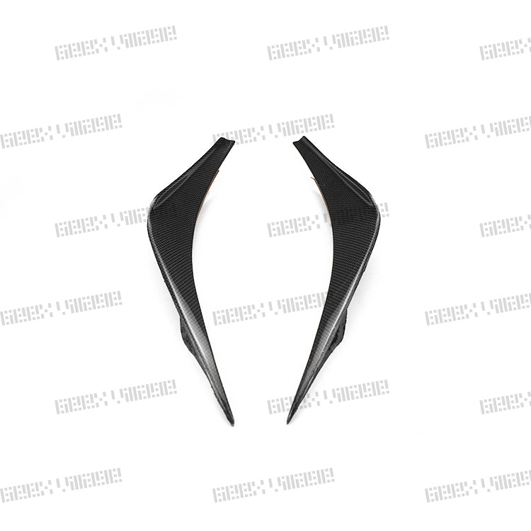 Geex Village Front Canards for BMW M3/C/CS F81 F80 2014-2018 & M4/C/CS F83 F82 2014-2020 Carbon Fiber