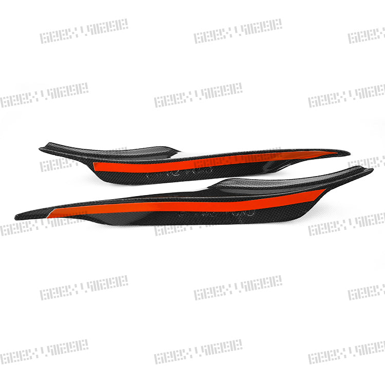 Geex Village Front Canards for BMW M3/C/CS F81 F80 2014-2018 & M4/C/CS F83 F82 2014-2020 Carbon Fiber