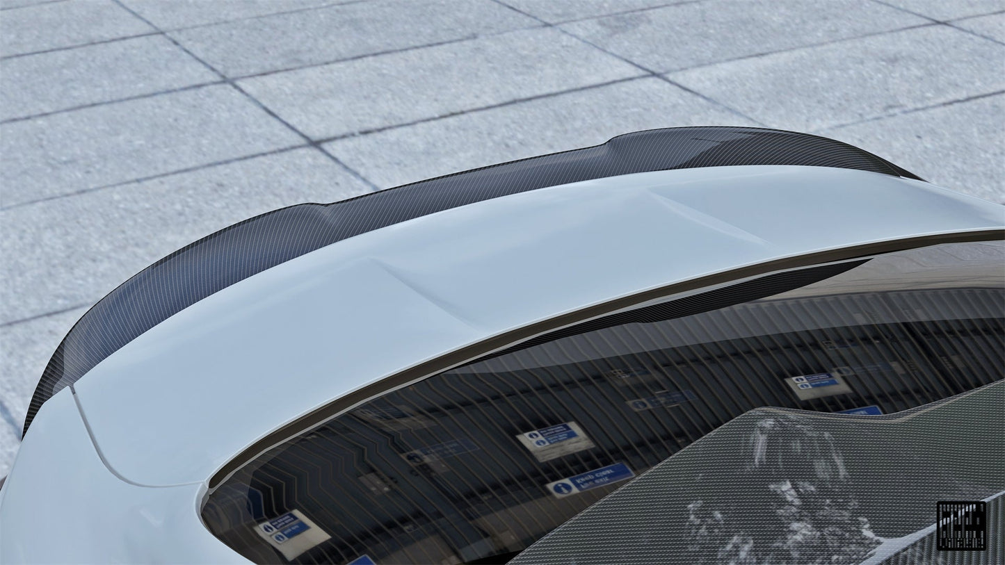 Geex Village Rear Lip Spoiler for BMW 4 Series 440i 435i F32 & M4 F82 Coupe 2014-2020 Carbon Fiber