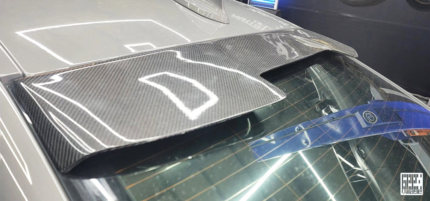 Geex Village Rear Roof Spoiler for BMW M5C M5 F90 2018-2024 & 5 Series M550 540 G30 2017-2023 Carbon Fiber