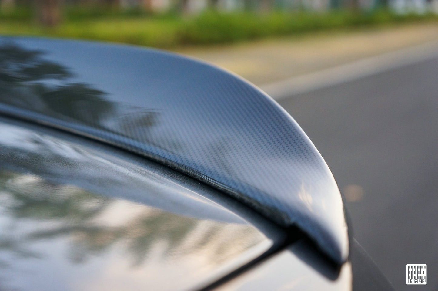 Geex Village Rear Lip Spoiler for BMW M5C M5 F90 2018-2024 & 5 Series M550 540 G30 2017-2023 Sedan Carbon Fiber