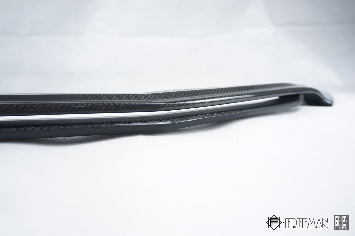 Geex Village Front Lip & Air Diverter Canards for Cadillac ATS Turbo Luxury Performance 2015-2019 Carbon Fiber