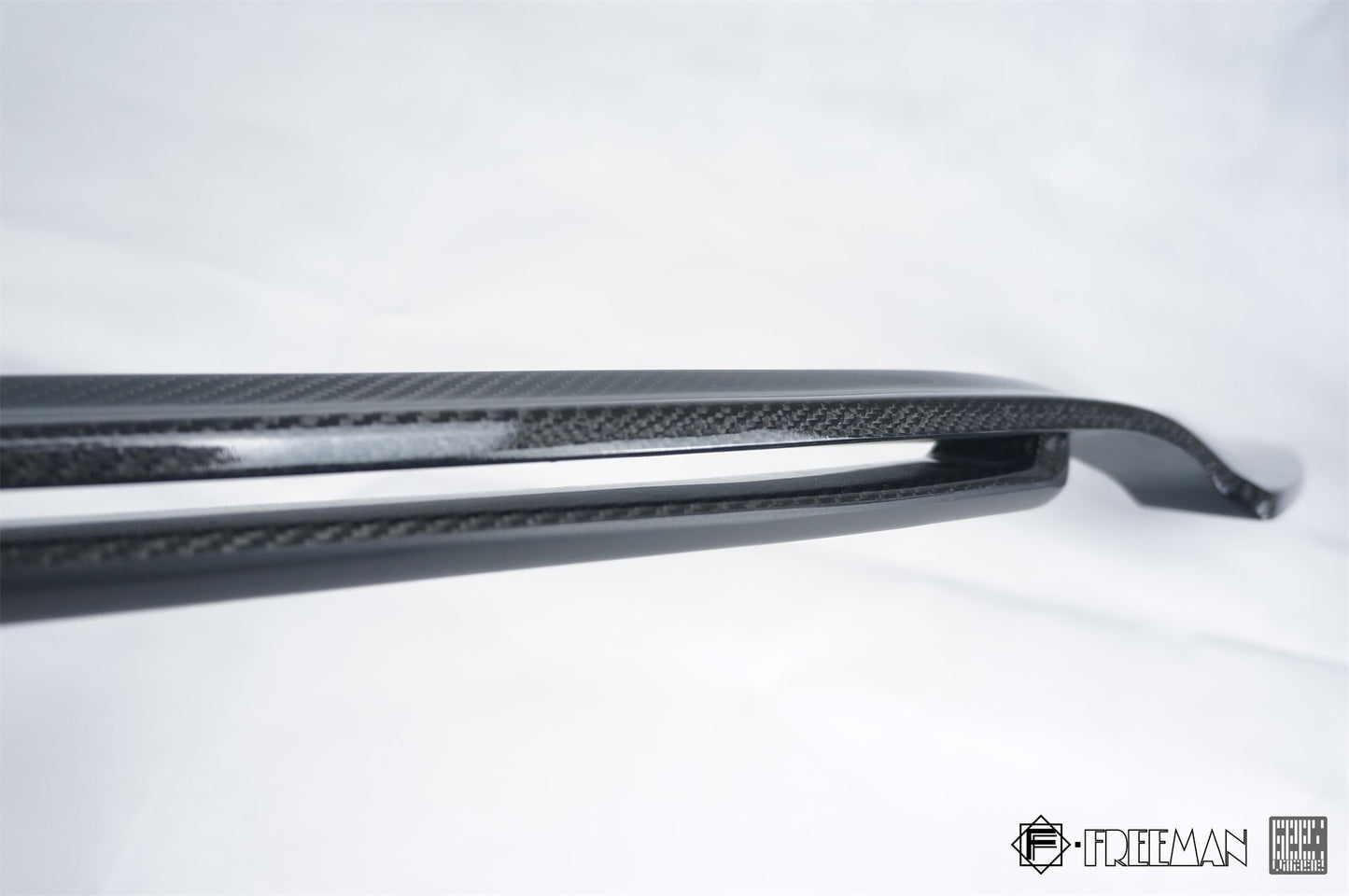 Geex Village Front Lip & Air Diverter Canards for Cadillac ATS Turbo Luxury Performance 2015-2019 Carbon Fiber