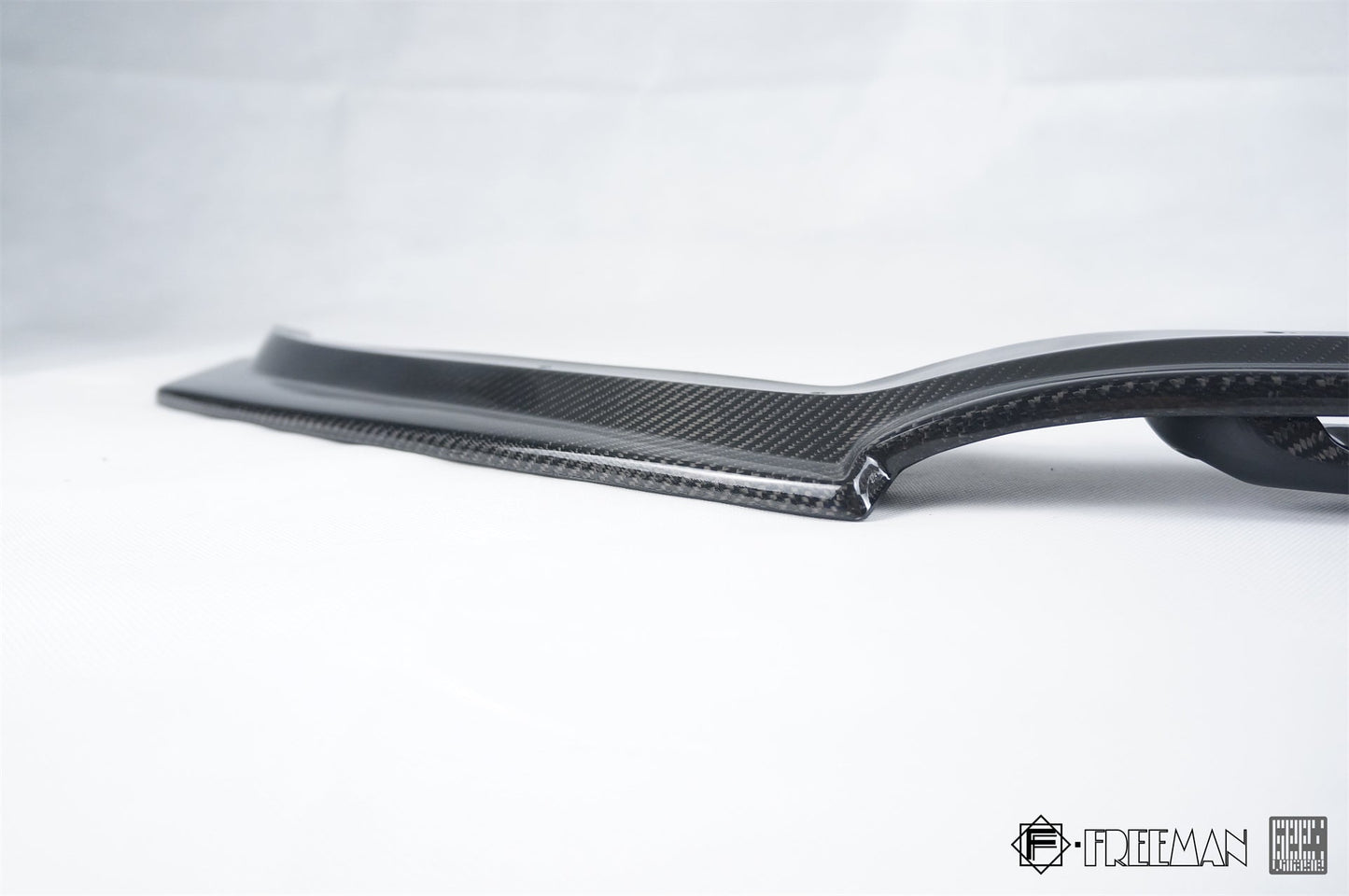 Geex Village Front Lip & Air Diverter Canards for Cadillac ATS Turbo Luxury Performance 2015-2019 Carbon Fiber