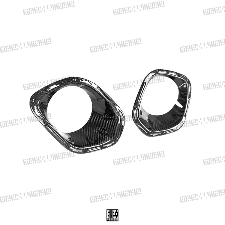 Geex Village Fog Light Bezel for MINI Cooper JCW S Base F56 2014-2018 Pre-LCI Carbon Fiber/FRP