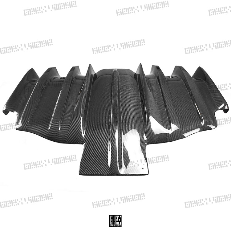 Geex Village Rear Diffuser & Side Extension for MINI Cooper JCW S Base F56 First LCI Carbon Fiber/FRP