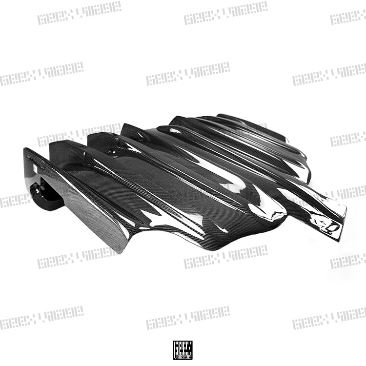 Geex Village Rear Diffuser & Side Extension for MINI Cooper JCW S Base F56 First LCI Carbon Fiber/FRP