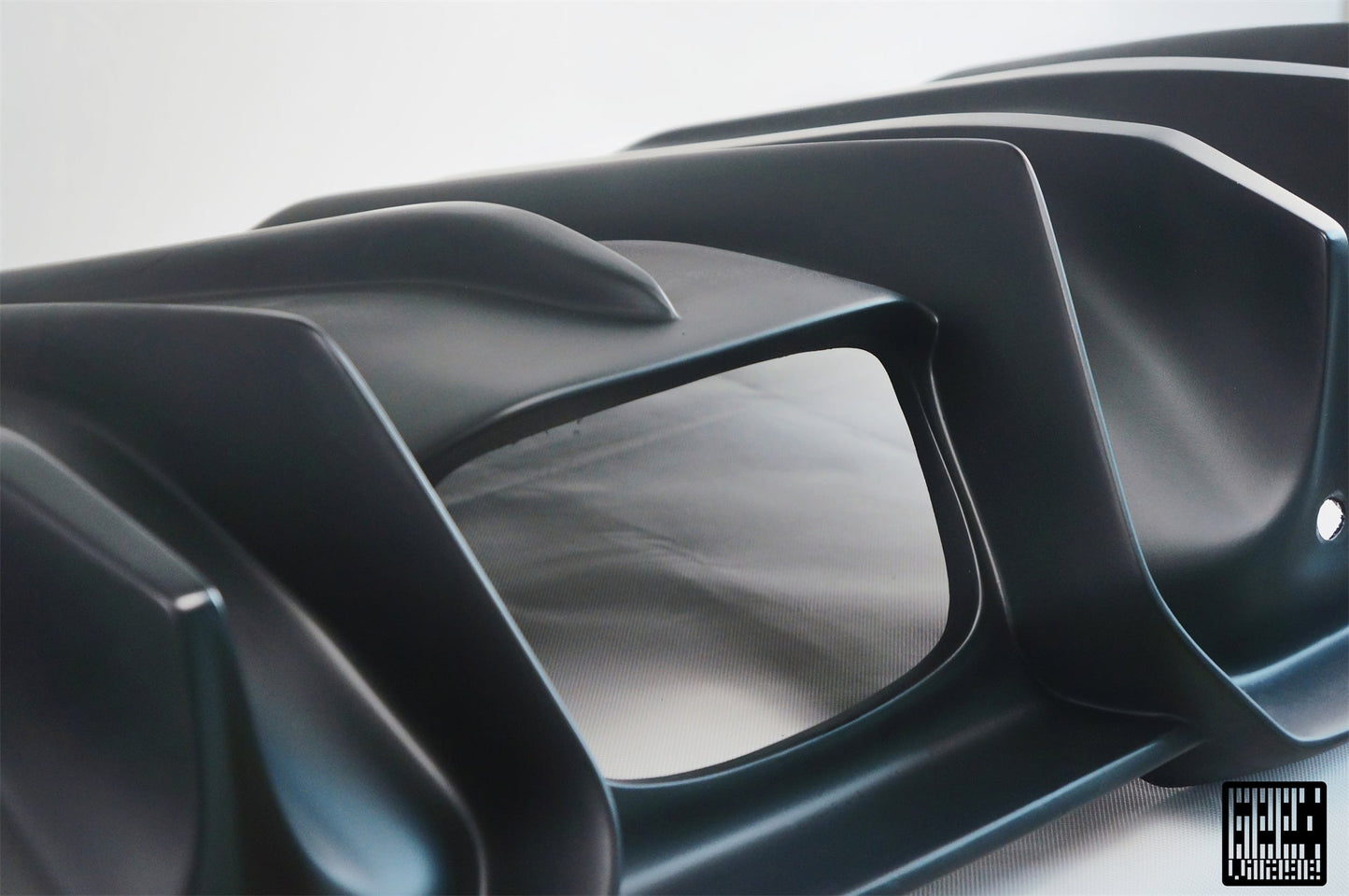 Geex Village Rear Diffuser & Side Extension for MINI Cooper JCW S Base F56 First LCI Carbon Fiber/FRP