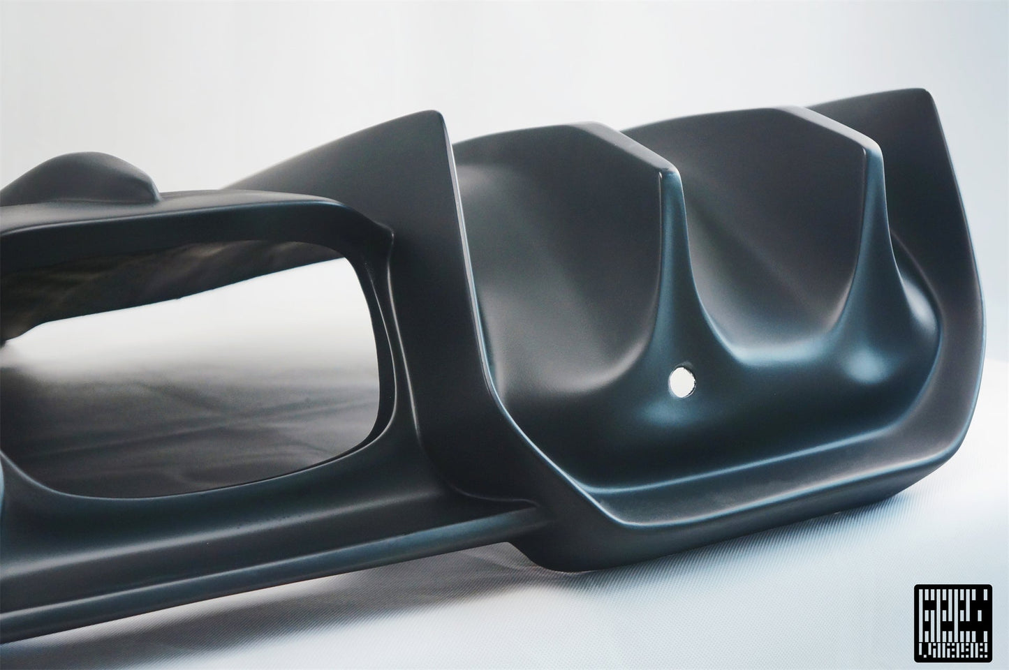 Geex Village Rear Diffuser & Side Extension for MINI Cooper JCW S Base F56 First LCI Carbon Fiber/FRP