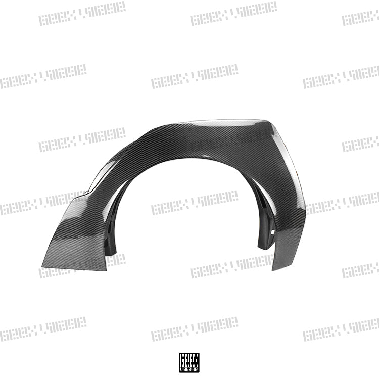 Geex Village Widebody Front Canards, Wheel Arches, and Rear Canards for MINI Cooper JCW S Base F56 2014-ON (Fits Both Pre-LCI & LCI) Carbon Fiber/FRP