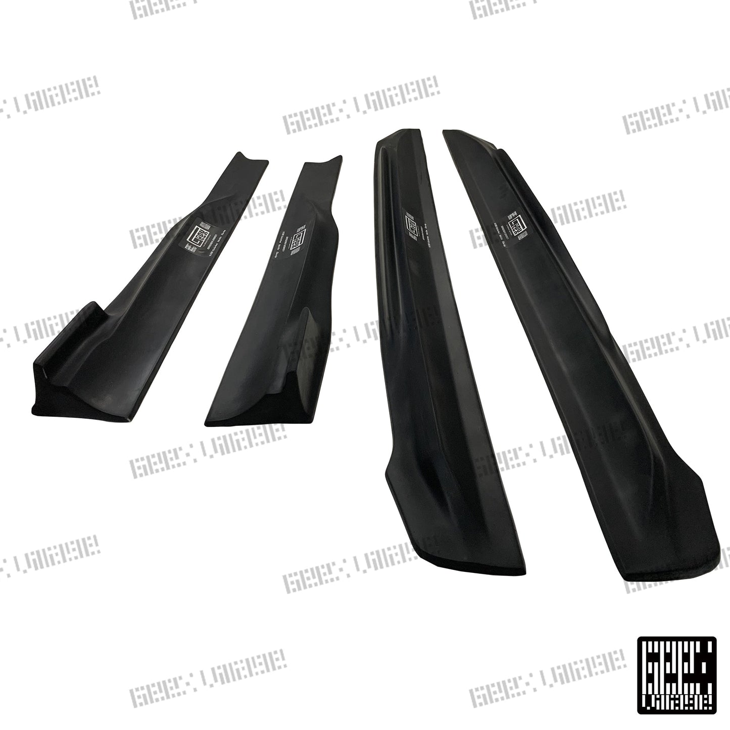 Geex Village Blackseries Style Side Skirts for Mercedes Benz A-Class AMG A45 A35 A220 W177 V177 2019-ON Carbon Fiber