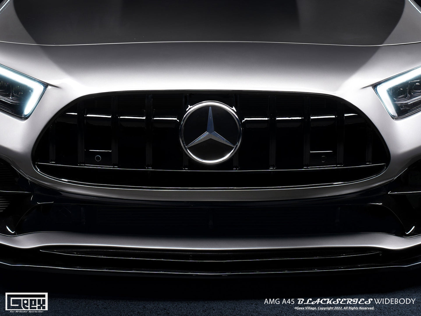Geex Village Blackseries Style Front Bumper Kit for Mercedes Benz A-Class AMG A45 W177 V177 2019-ON Carbon Fiber/FRP