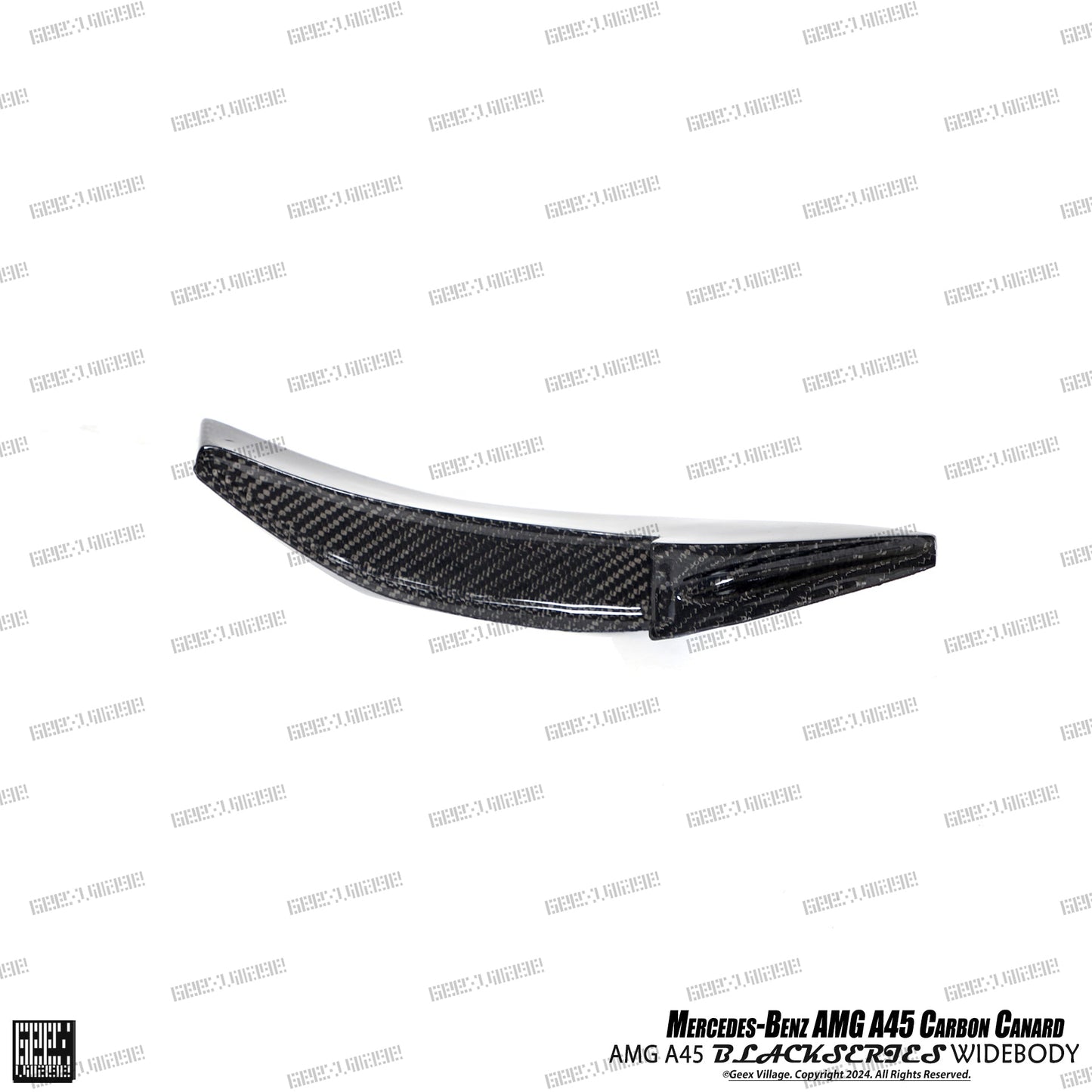 Geex Village Blackseries Style Front Canards for Mercedes Benz A-Class AMG A45 W177 V177 2019-ON Carbon Fiber/FRP