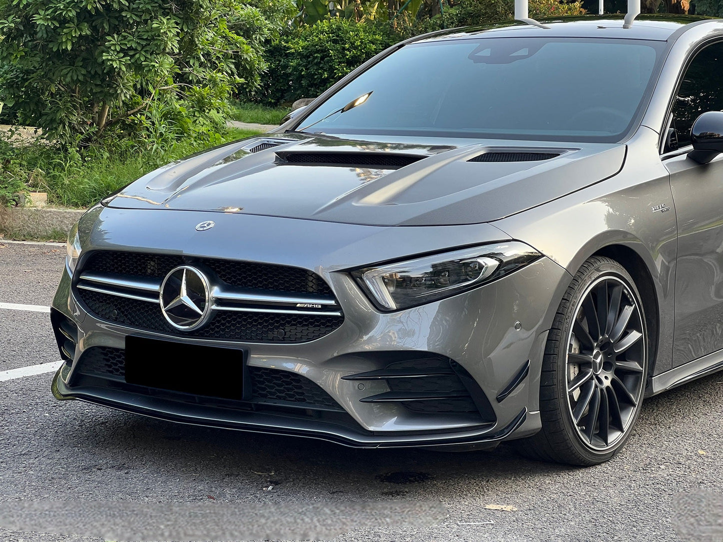 Geex Village Blackseries Style Hood for Mercedes Benz AMG CLA45 CLA35 CLA250 C118 A45 A35 A250 A220 W177 V177 2019-ON Carbon Fiber/FRP
