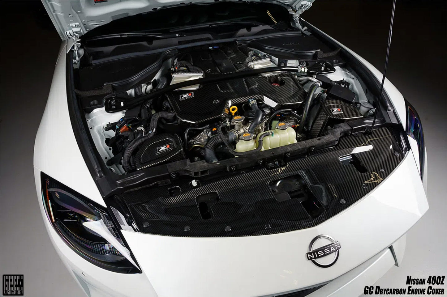 Geex Village GC Style Engine Bay Cover for Nissan Z 400Z RZ34 2023-ON Dry Pre-preg Carbon Fiber