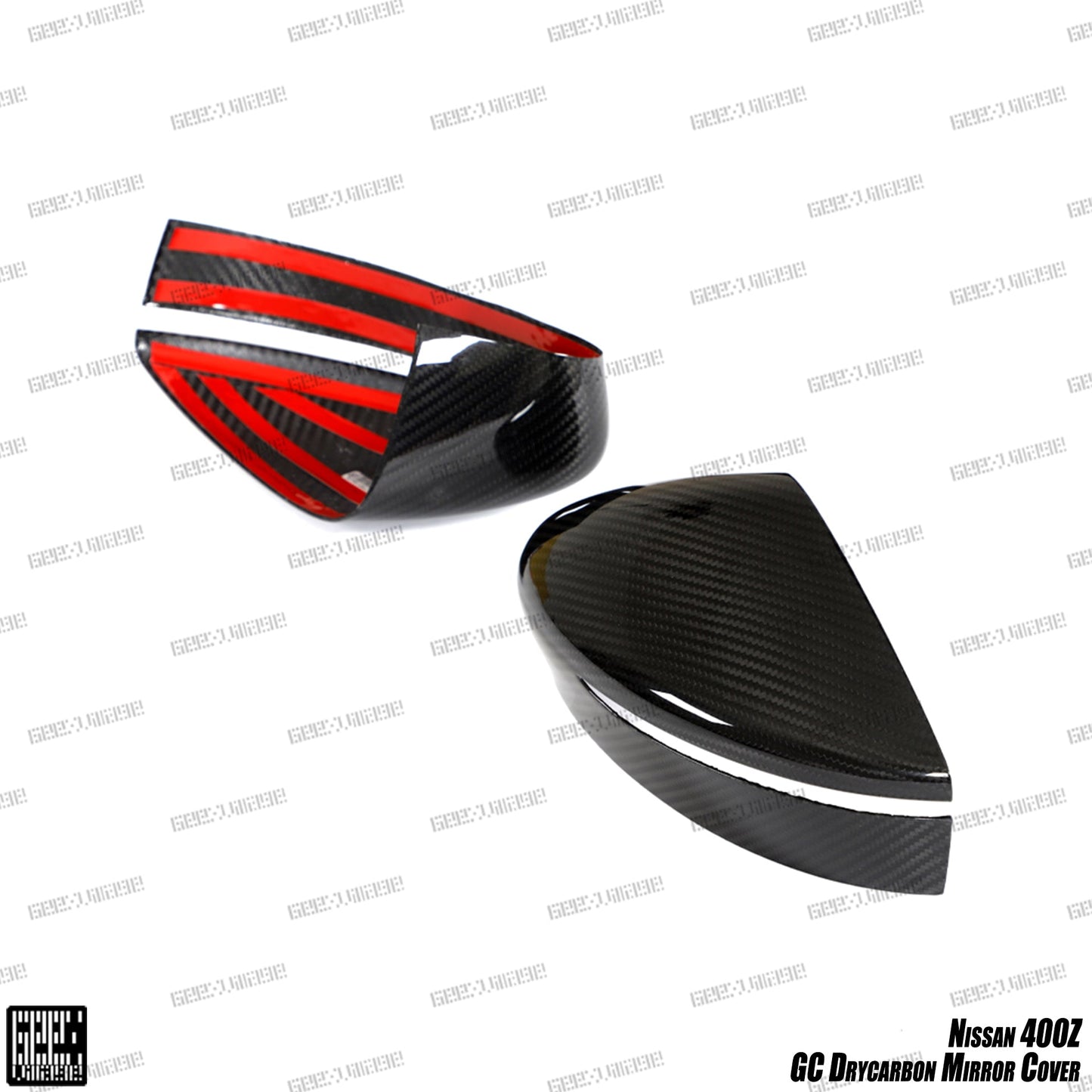 Geex Village GC Style Mirror Cap for Nissan Z 400Z RZ34 2023-ON Dry Pre-preg Carbon Fiber