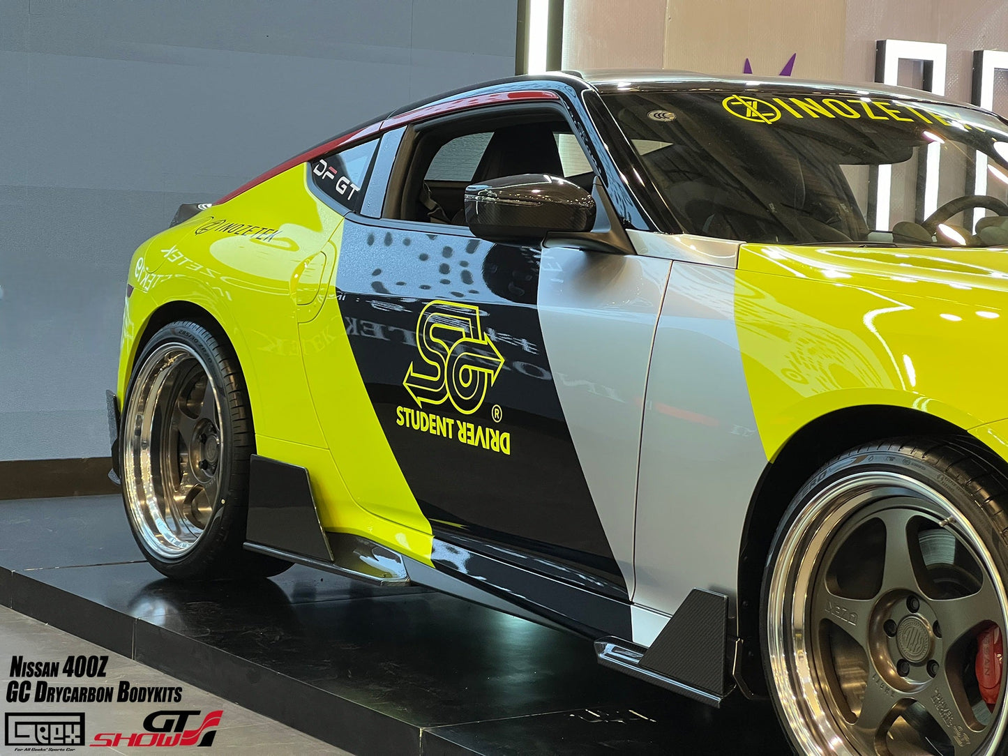 Geex Village GC Style Side Skirts for Nissan Z 400Z RZ34 2023-ON Dry Pre-preg Carbon Fiber